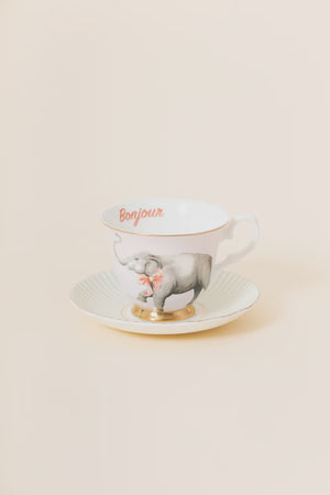 Elephant Tea cup & Saucer