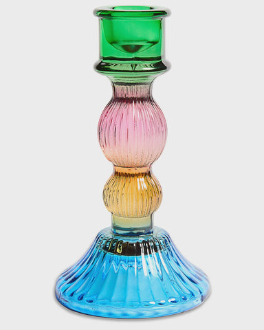Colourful Candlestick Holder 2P Set