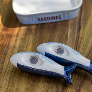 Sardine Ceramic Salt & Pepper Set