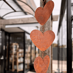 Rustic Chain of Hearts
