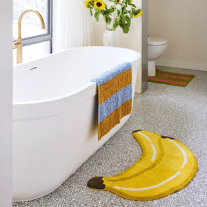 Banana Brain Bath Mat