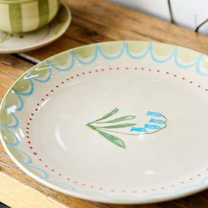 June's Garden Cake Plate