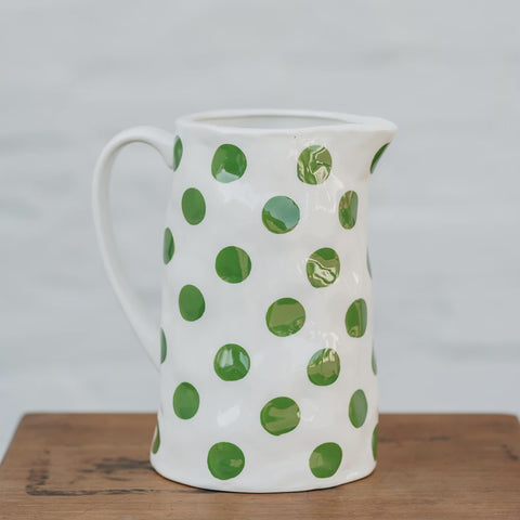 Forest Green Spot Jug