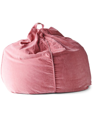 Dusty Rose Velvet Bean bag