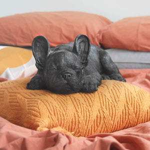 Sleeping Frenchie Black