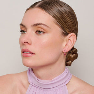 Rose Crystal Earring
