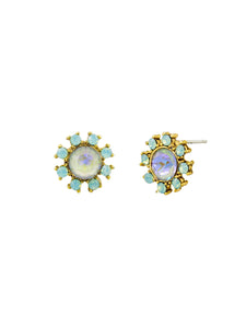 Green Sherah Studs