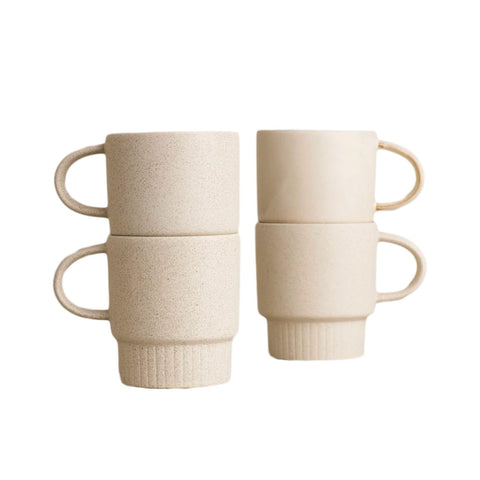 Mug 4pk- Stone Caravan Cup