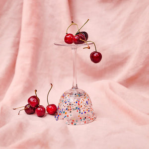 Party Speckle Coupe Glass