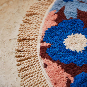 Joti Round bath mat