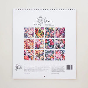 2025 Calendar The Secret Garden