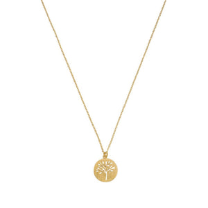 Gold Opal Saturn Necklace