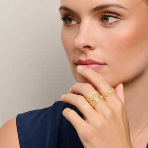 Gold Flower Ring