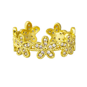 Gold Flower Ring