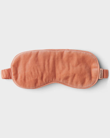 Terracotta velvet eye mask