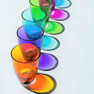 Fonte Lowball Glasses - Multi Set of 6