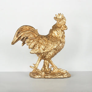Rooster Money Box - Gold