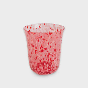 Sweetheart speckle tumbler glass